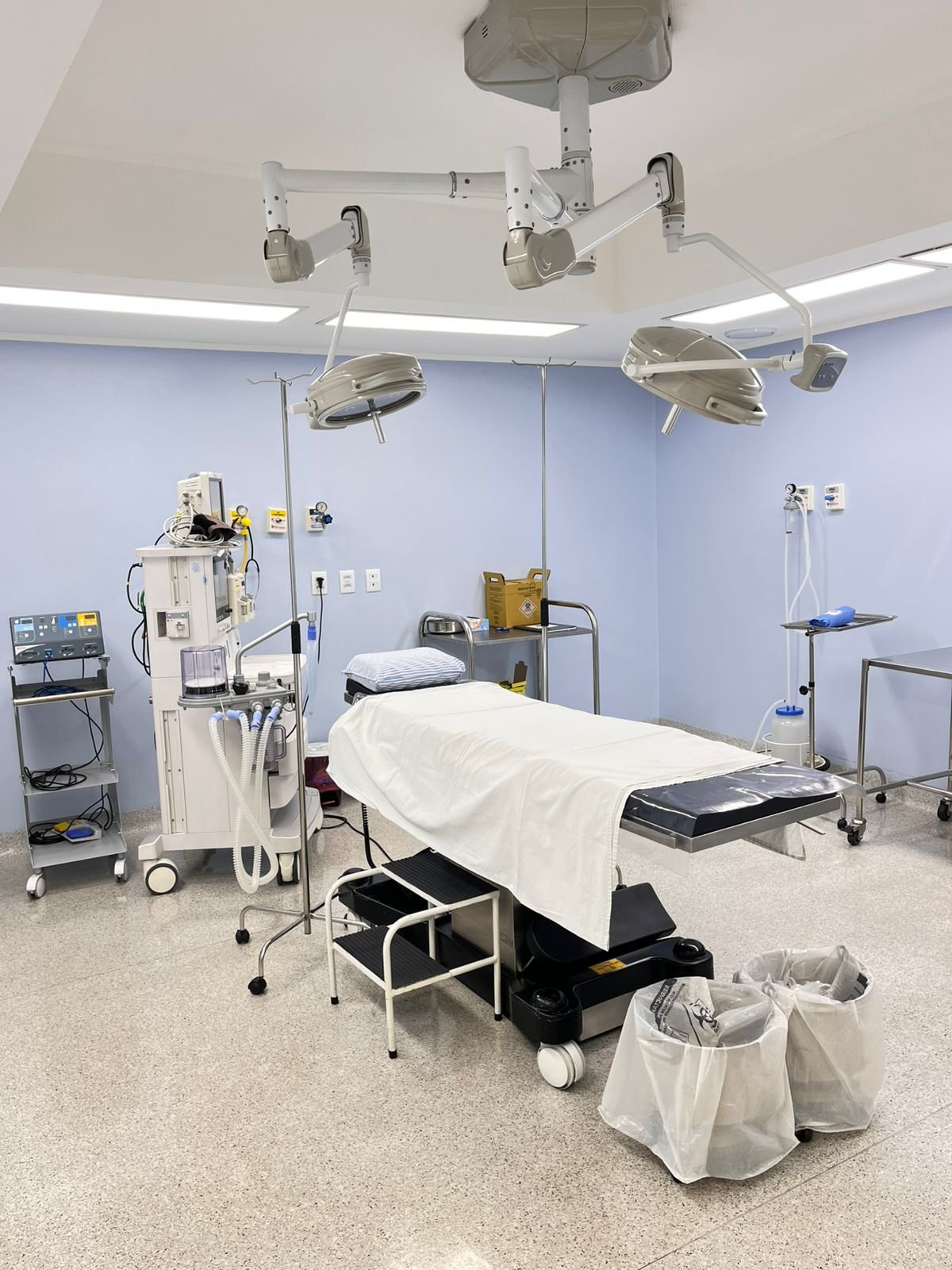 Centro cirúrgico do Hospital Santa Rita em Triunfo