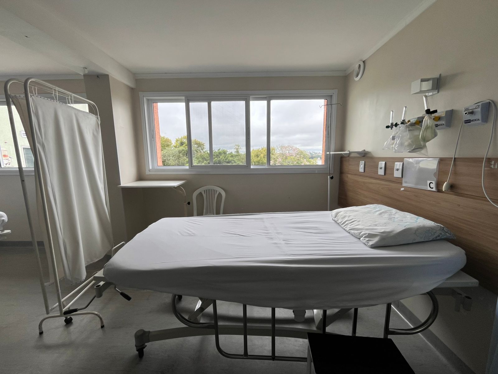 Setor de observação do Hospital Santa Rita em Triunfo