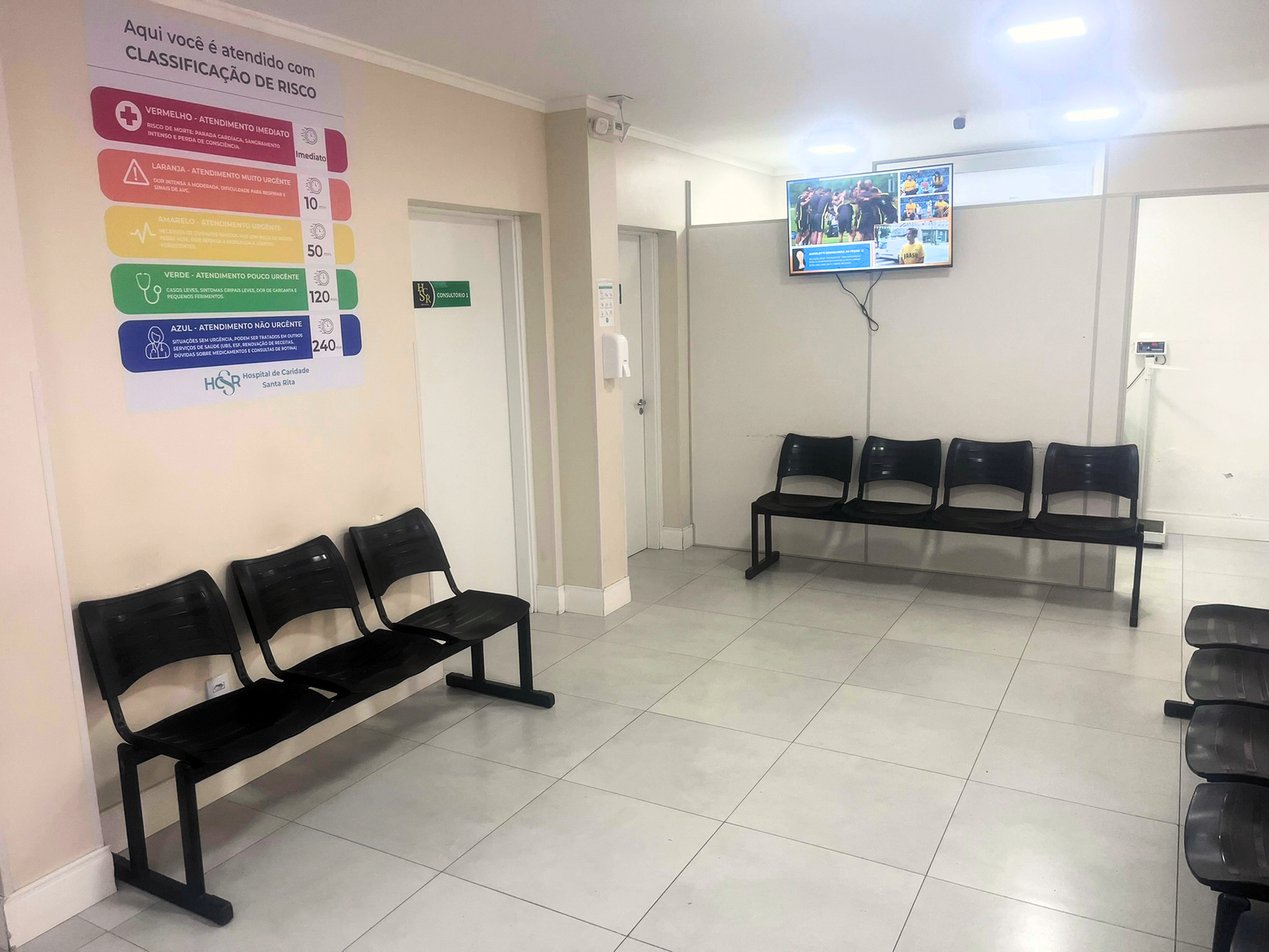 Pronto atendimento do Hospital Santa Rita em Triunfo